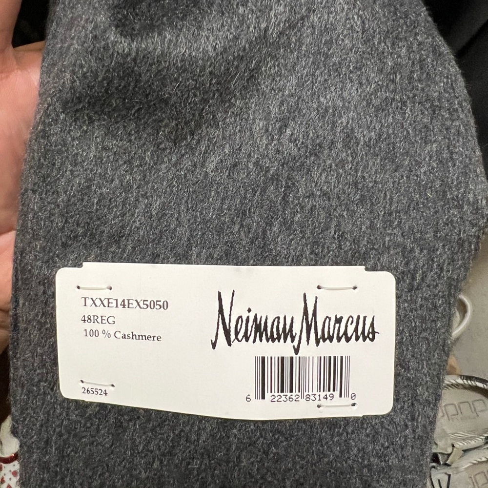 Neiman Marcus Gray Cashmere Jacket